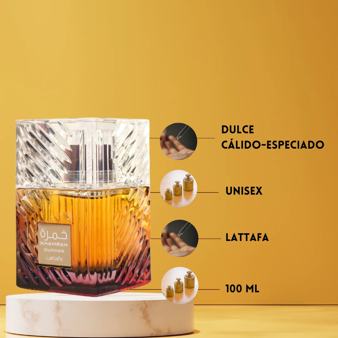 Eau de Parfum 100ml Lattafa Khamrah Dukhan  – Unisex