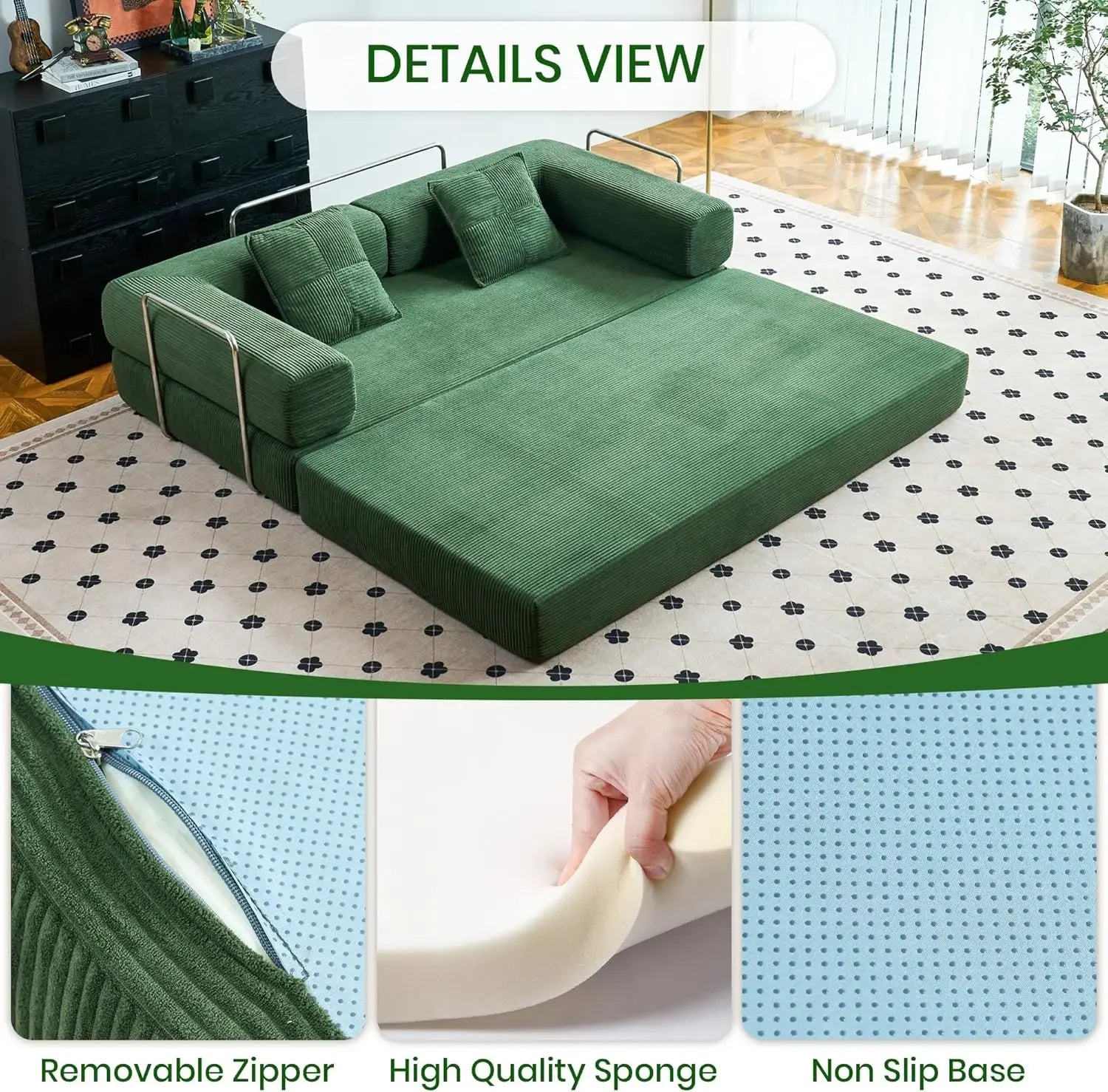 2025 New Design Corner Style Vacuum Compression Fabric Sofa Compressed Bed Set Home Apartment Hotel Living Room Sofa Bed