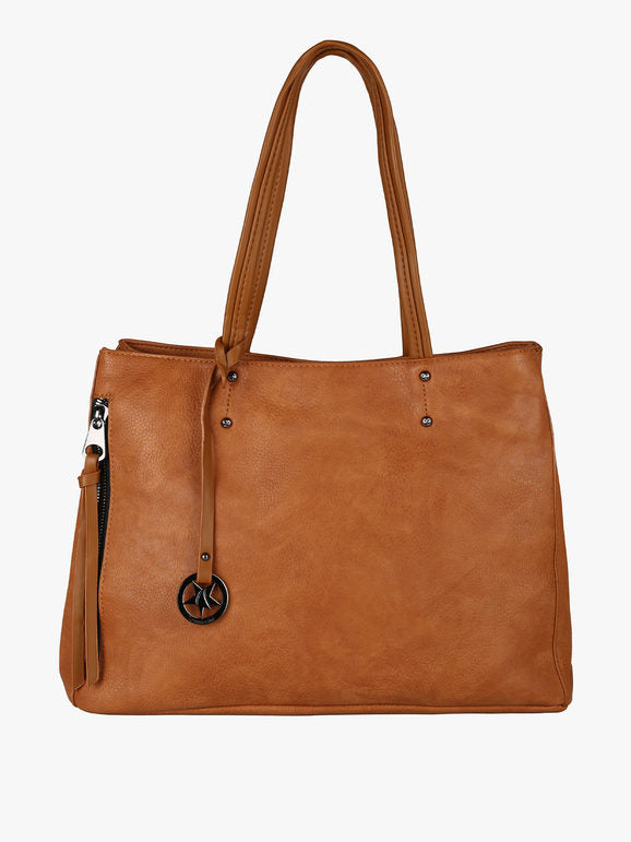 Solada Borsa donna in ecopelle con doppi manici