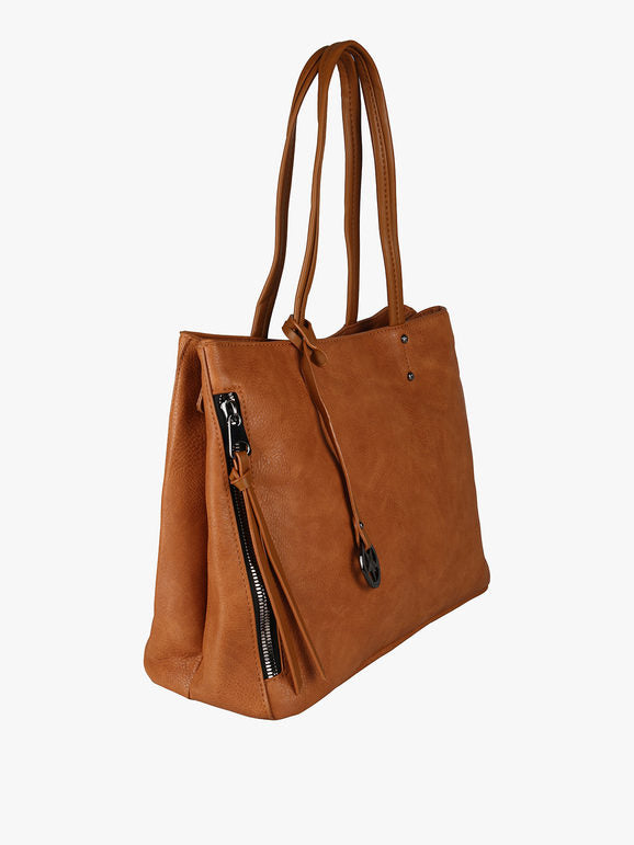 Solada Borsa donna in ecopelle con doppi manici