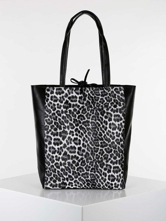 Solada Borsa shopper animalier in ecopelle