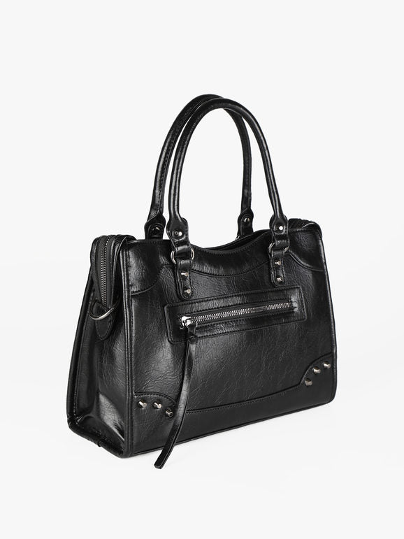 Solada Borsetta donna a mano con borchie